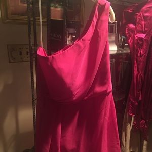 One sleeve bridal dress